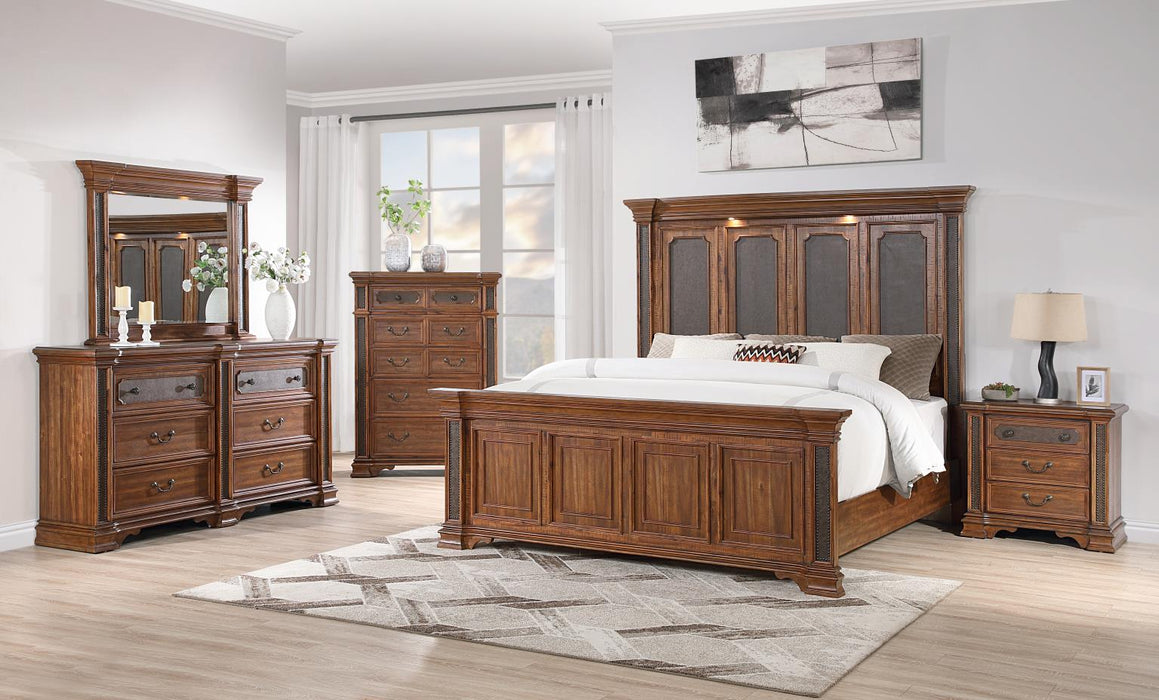 B020 Bed Frame-Dresser-Mirror-Chest-Nightstand - Furniture Bros & Mattress (Bolingbrook, IL)