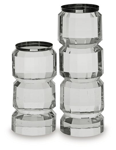 Brentley Candle Holder Set (Set of 2) - Furniture Bros & Mattress (Bolingbrook, IL)