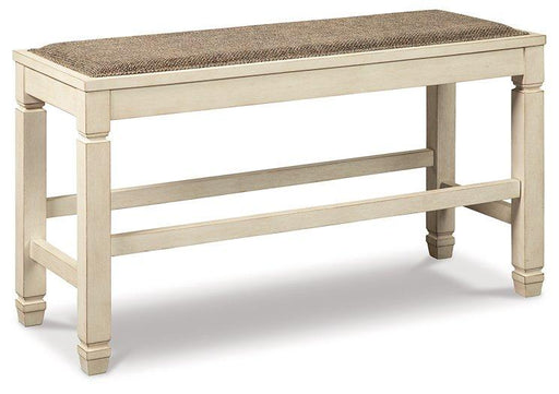 Bolanburg Counter Height Dining Bench - Furniture Bros & Mattress (Bolingbrook, IL)