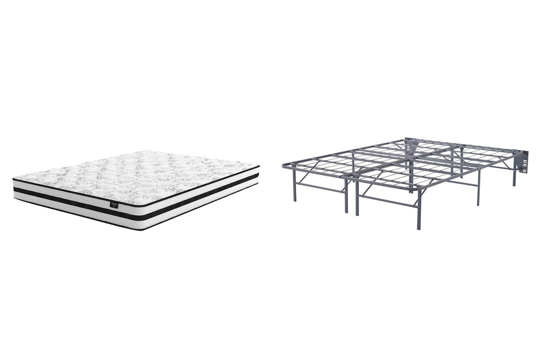 8 Inch Chime Innerspring Mattress Set - Furniture Bros & Mattress (Bolingbrook, IL)