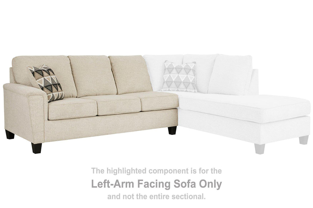 Abinger 2-Piece Sectional with Chaise - Furniture Bros & Mattress (Bolingbrook, IL)