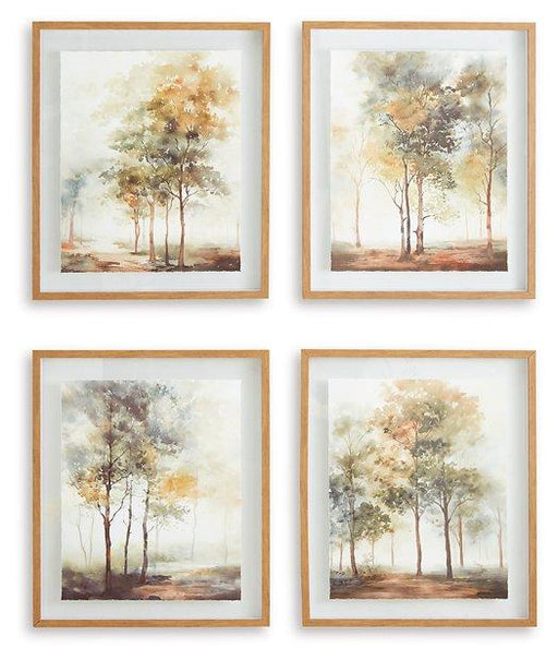 Bryneford Wall Art (Set of 4) - Furniture Bros & Mattress (Bolingbrook, IL)