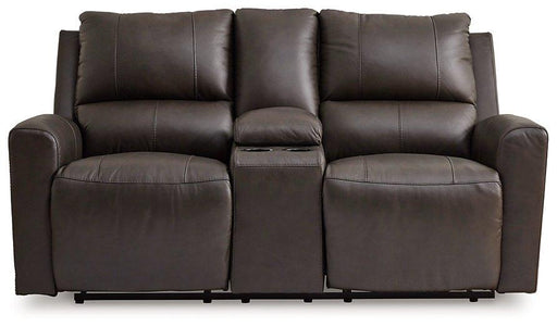 Boxmere Power Reclining Loveseat with Console - Furniture Bros & Mattress (Bolingbrook, IL)