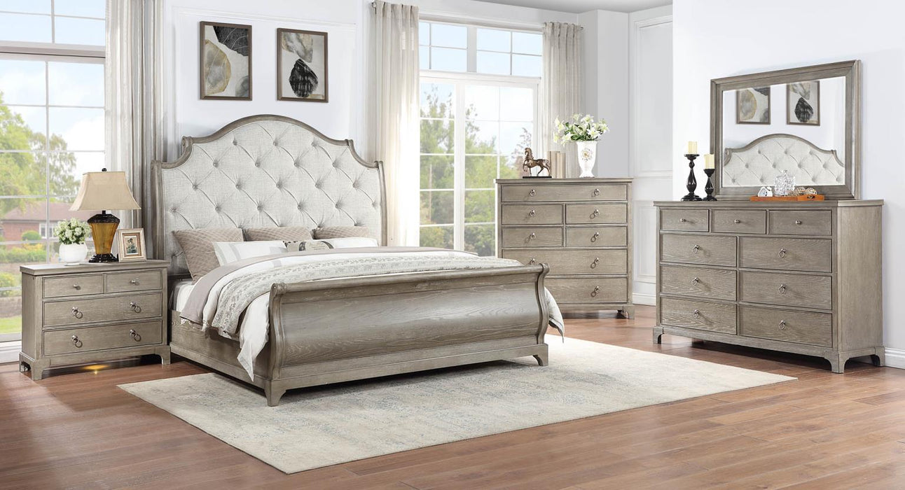 B022 Bed Frame-Dresser-Mirror - Furniture Bros & Mattress (Bolingbrook, IL)