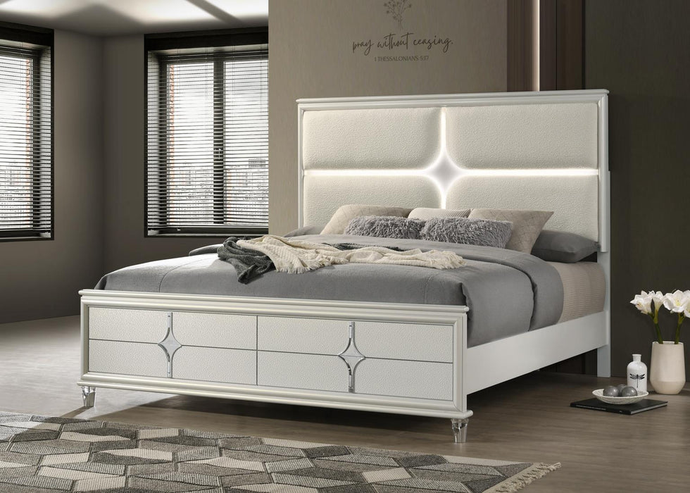 B025 Mysterious Gold Bed - Furniture Bros & Mattress (Bolingbrook, IL)