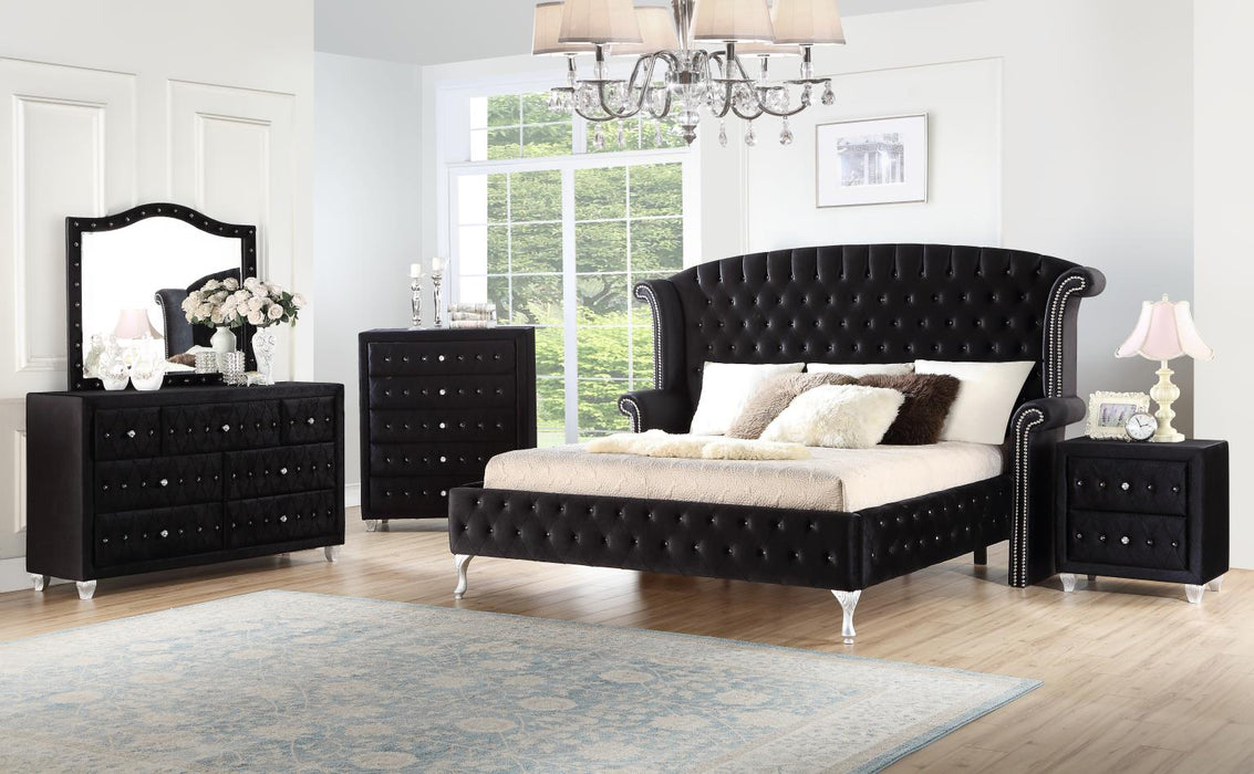 B038 Bed Frame Dresser-Mirror-Chest-Nightstand - Furniture Bros & Mattress (Bolingbrook, IL)