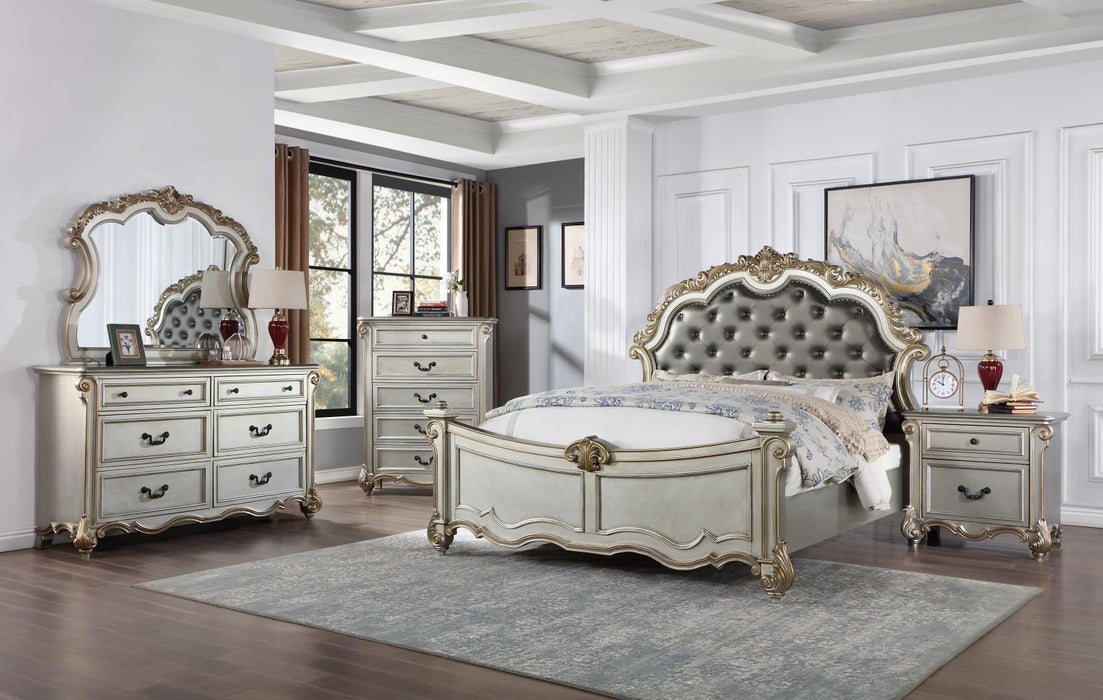 B060 Bed Frame-Dresser-Mirror-Chest-Nightstand - Furniture Bros & Mattress (Bolingbrook, IL)