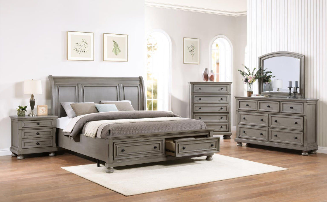 B070 Bed Frame-Dresser-Mirror-Chest-Nightstand - Furniture Bros & Mattress (Bolingbrook, IL)