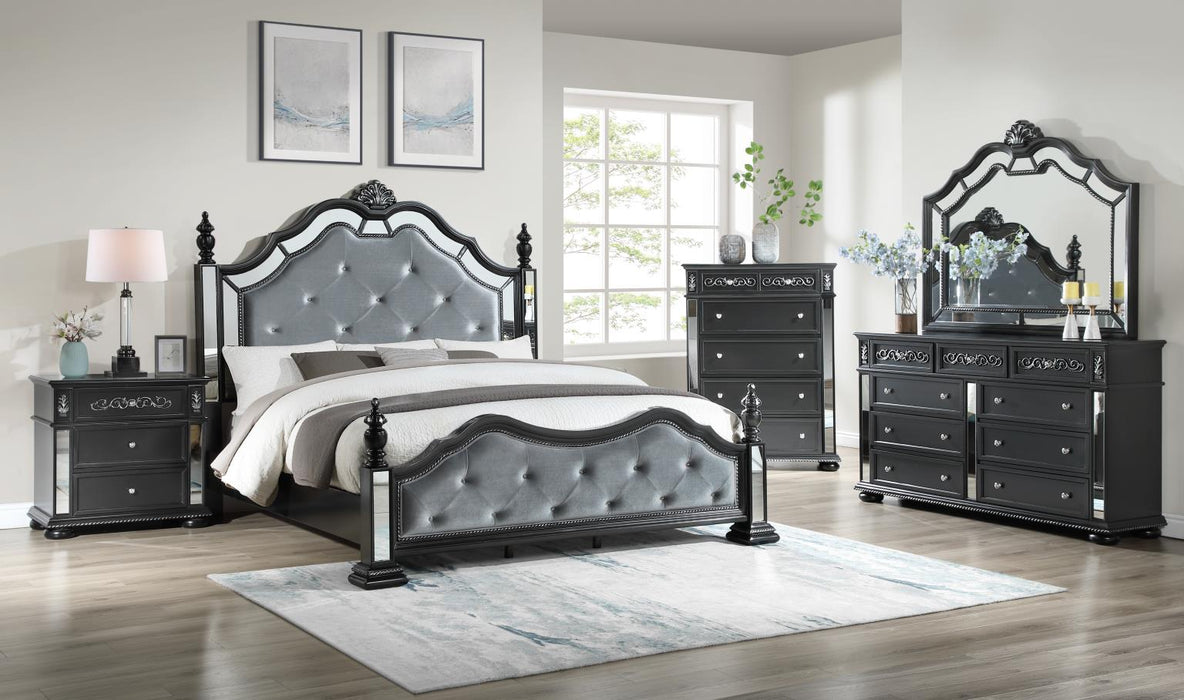 B091 Bed-Dresser-Mirror - Furniture Bros & Mattress (Bolingbrook, IL)