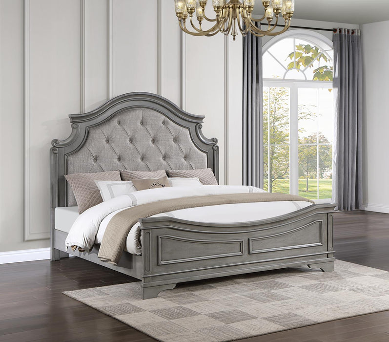 B112 Gray Rustic Bed - Furniture Bros & Mattress (Bolingbrook, IL)
