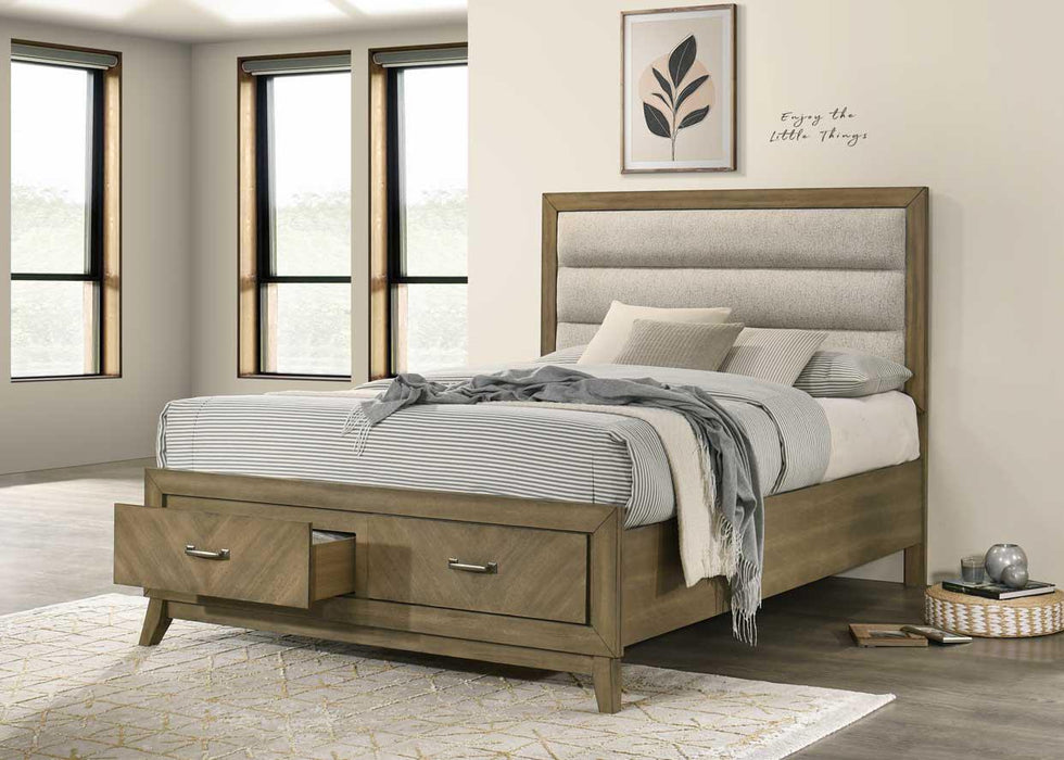 B269 Antique Gray Bed - Furniture Bros & Mattress (Bolingbrook, IL)