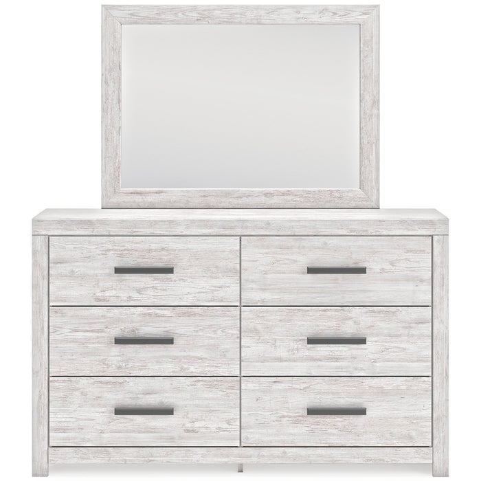 Cayboni Dresser and Mirror - Furniture Bros & Mattress (Bolingbrook, IL)