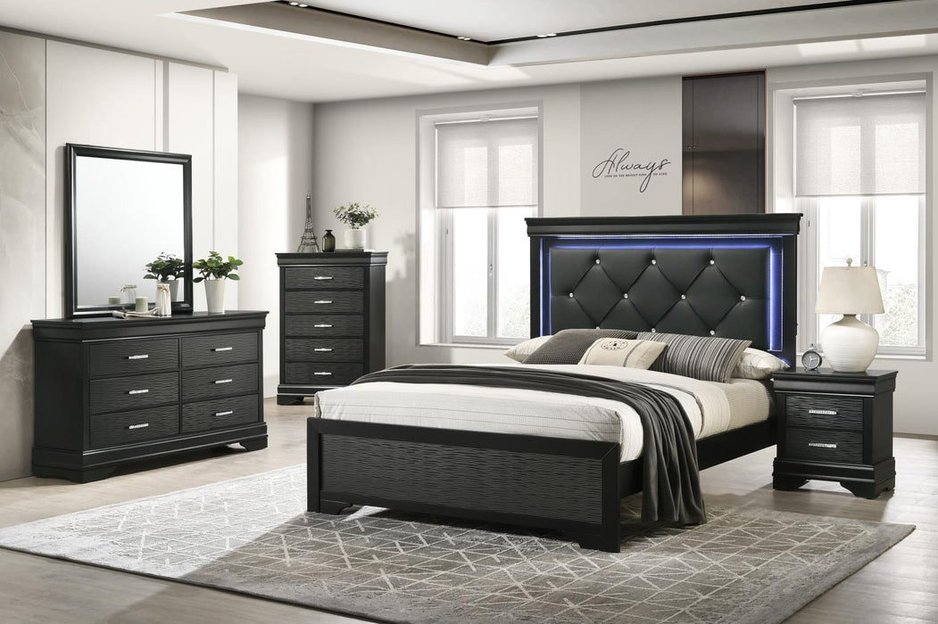 B395 Bed-Dresser-Mirror - Furniture Bros & Mattress (Bolingbrook, IL)