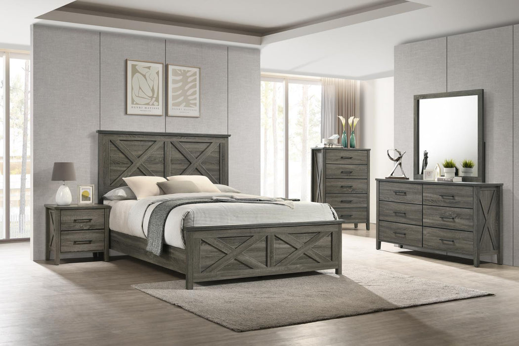 B522 Bed Frame-Dresser-Mirror-Chest-Nightstand - Furniture Bros & Mattress (Bolingbrook, IL)