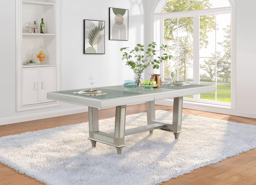 D106 Dining Table With Side Chairs - Furniture Bros & Mattress (Bolingbrook, IL)