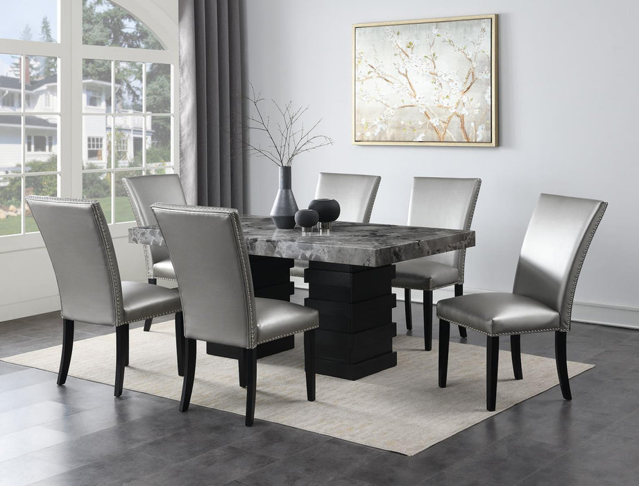 D137 Dining Table With 4 Chairs - Furniture Bros & Mattress (Bolingbrook, IL)