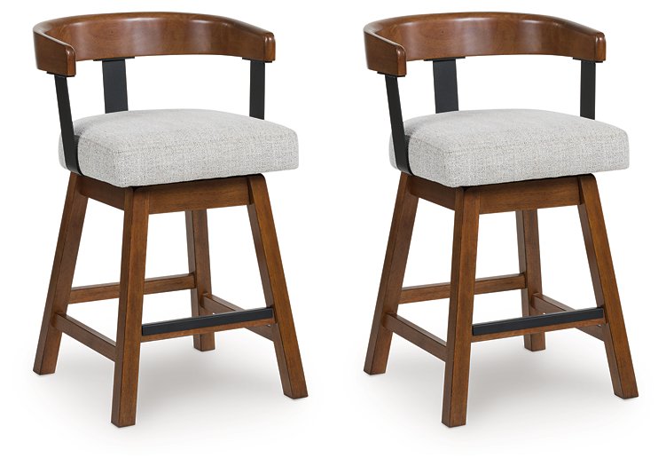Ralene Counter Height Barstool (Set of 2) - Furniture Bros & Mattress (Bolingbrook, IL)
