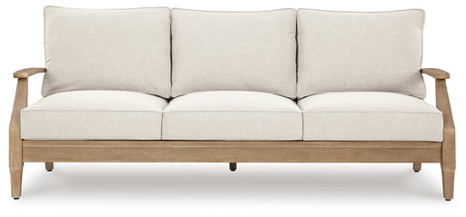Carter Hall Outdoor Sofa with Cushion - Furniture Bros & Mattress (Bolingbrook, IL)