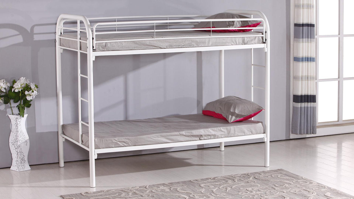 Adrianna TWIN/TWIN BUNK BED - S136 - Furniture Bros & Mattress (Bolingbrook, IL)