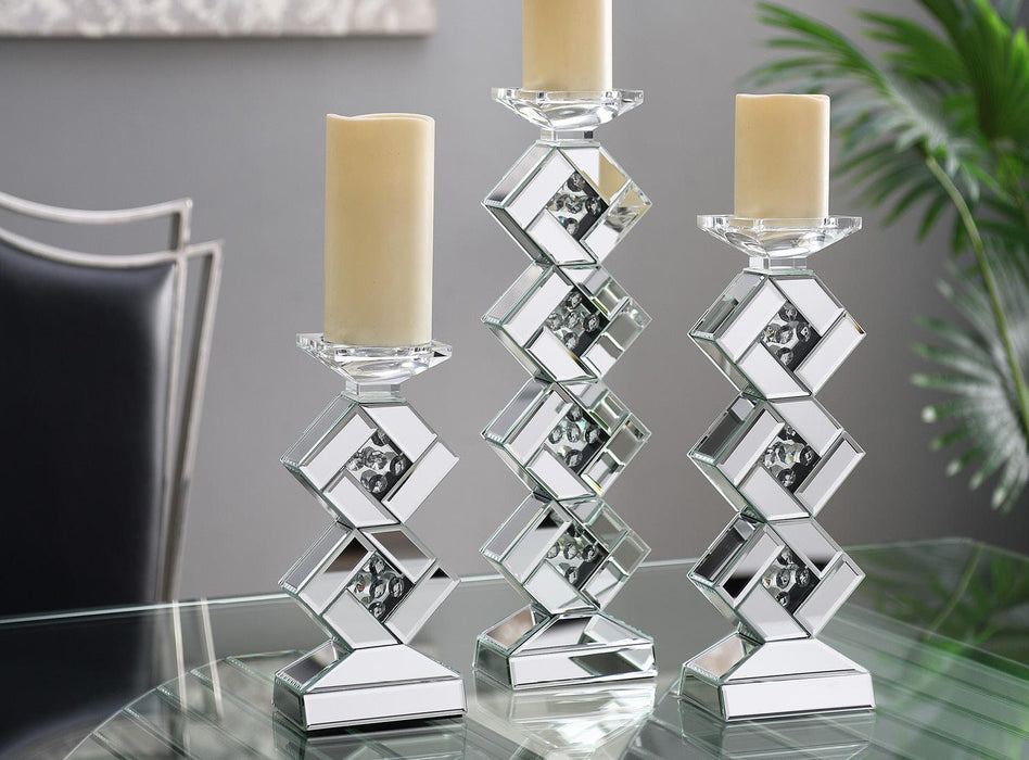 Gideon 3 PIECE CANDLE HOLDER - A4050-3PC - Furniture Bros & Mattress (Bolingbrook, IL)