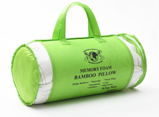 Axlene KING SHREDDED BAMBOO MEMORY FOAM PILLOW - A5000 - Furniture Bros & Mattress (Bolingbrook, IL)