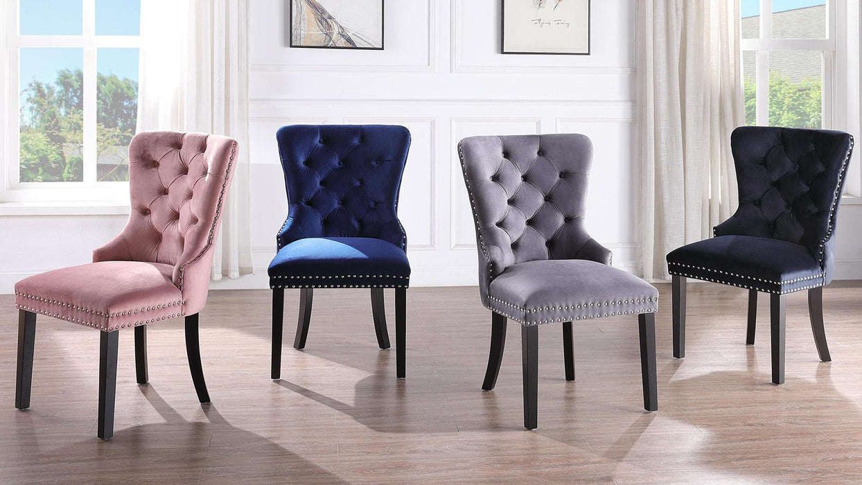 Delaney SIDE CHAIR (2/BOX) - D2083-BK - Furniture Bros & Mattress (Bolingbrook, IL)