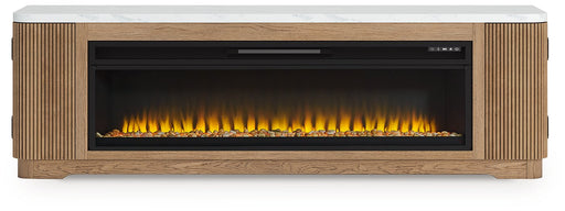 Camdill 80" TV Stand with Electric Fireplace - Furniture Bros & Mattress (Bolingbrook, IL)