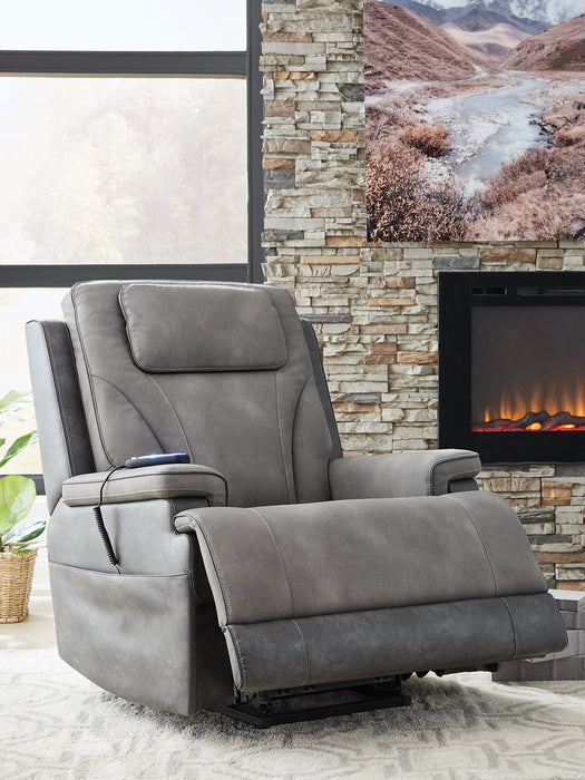 4Z-Peaceful Pause Power Lift Recliner - Furniture Bros & Mattress (Bolingbrook, IL)