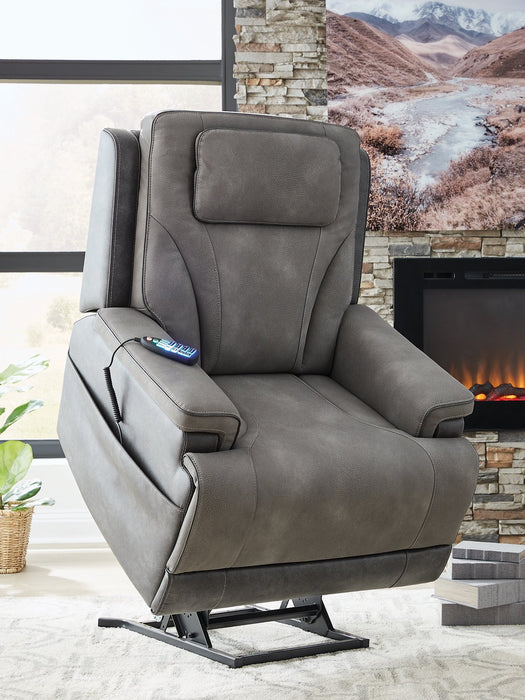 4Z-Peaceful Pause Power Lift Recliner - Furniture Bros & Mattress (Bolingbrook, IL)