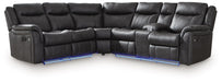 Sultan Meadow Reclining Sectional - Furniture Bros & Mattress (Bolingbrook, IL)