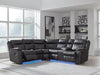 Sultan Meadow Reclining Sectional - Furniture Bros & Mattress (Bolingbrook, IL)