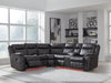 Sultan Meadow Reclining Sectional - Furniture Bros & Mattress (Bolingbrook, IL)