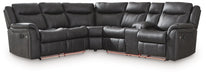 Sultan Meadow Reclining Sectional - Furniture Bros & Mattress (Bolingbrook, IL)