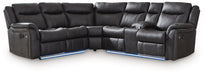 Sultan Meadow Reclining Sectional - Furniture Bros & Mattress (Bolingbrook, IL)