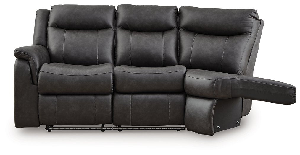 Sultan Meadow Reclining Sectional - Furniture Bros & Mattress (Bolingbrook, IL)