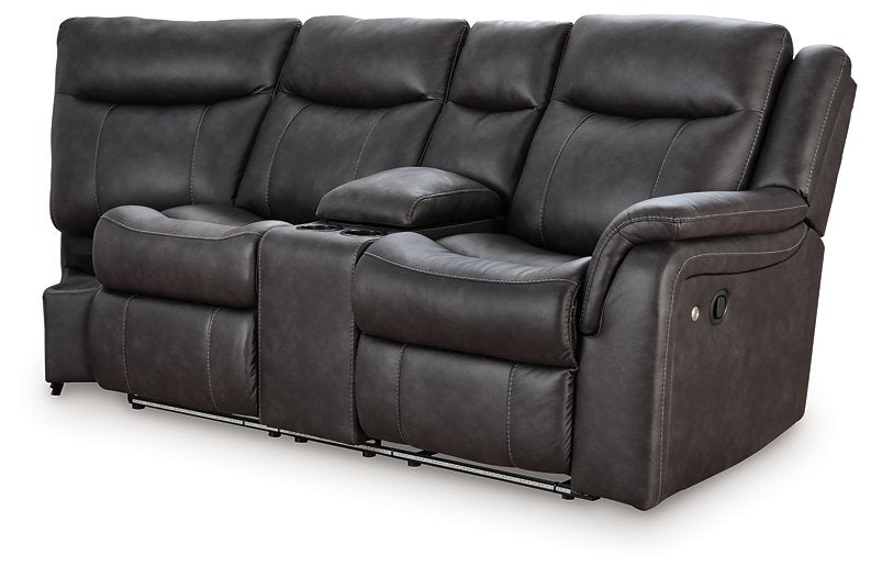 Sultan Meadow Reclining Sectional - Furniture Bros & Mattress (Bolingbrook, IL)