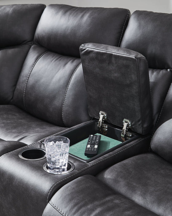 Sultan Meadow Reclining Sectional - Furniture Bros & Mattress (Bolingbrook, IL)