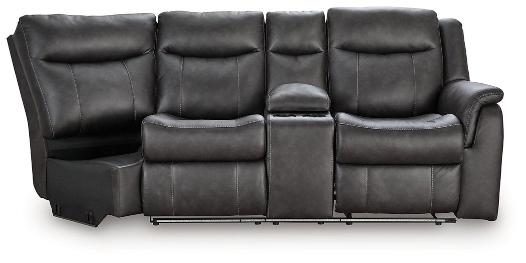 Sultan Meadow Reclining Sectional - Furniture Bros & Mattress (Bolingbrook, IL)
