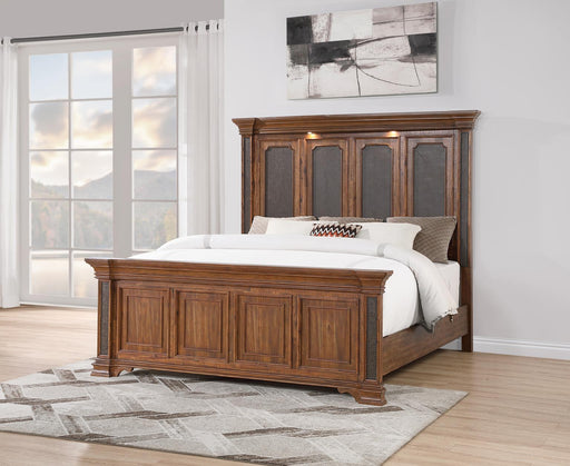 B020 Brown Bed - Furniture Bros & Mattress (Bolingbrook, IL)