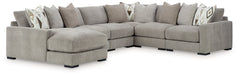 Aslan Court Sectional with Chaise - Furniture Bros & Mattress (Bolingbrook, IL)