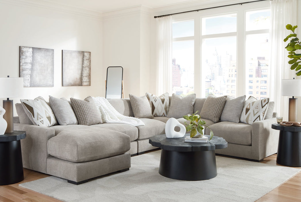 Aslan Court Sectional with Chaise - Furniture Bros & Mattress (Bolingbrook, IL)