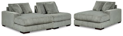 Lindyn Sectional with Double Chaise - Furniture Bros & Mattress (Bolingbrook, IL)