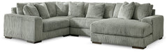Lindyn Sectional with Chaise - Furniture Bros & Mattress (Bolingbrook, IL)