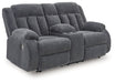 Observation Power Reclining Loveseat with Console - Furniture Bros & Mattress (Bolingbrook, IL)