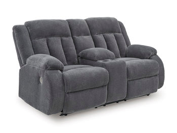 Observation Power Reclining Loveseat with Console - Furniture Bros & Mattress (Bolingbrook, IL)