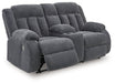 Observation Power Reclining Loveseat with Console - Furniture Bros & Mattress (Bolingbrook, IL)