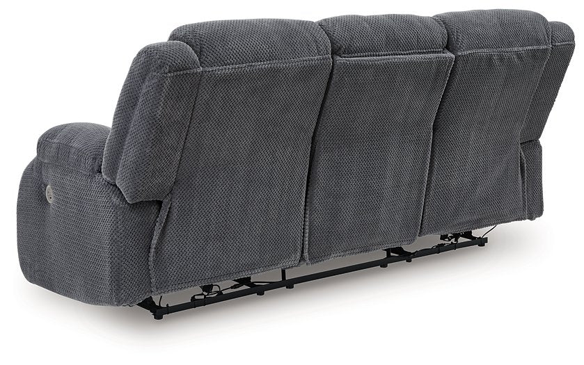 Observation Power Reclining Sofa with Drop Down Table - Furniture Bros & Mattress (Bolingbrook, IL)