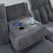 Observation Power Reclining Sofa with Drop Down Table - Furniture Bros & Mattress (Bolingbrook, IL)