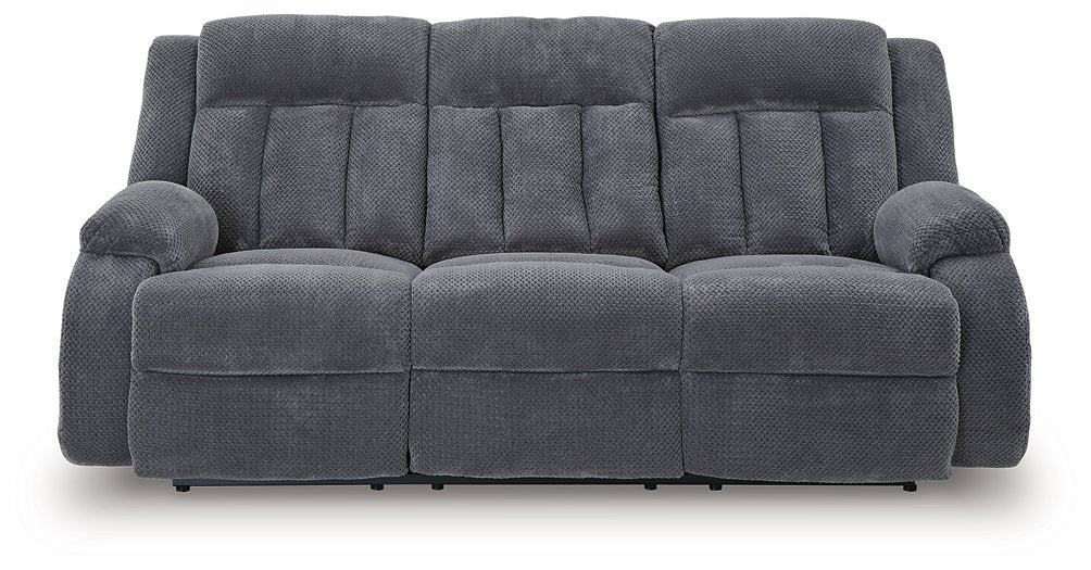 Observation Power Reclining Sofa with Drop Down Table - Furniture Bros & Mattress (Bolingbrook, IL)