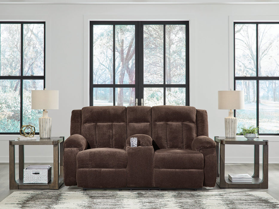 Observation Power Reclining Loveseat with Console - Furniture Bros & Mattress (Bolingbrook, IL)
